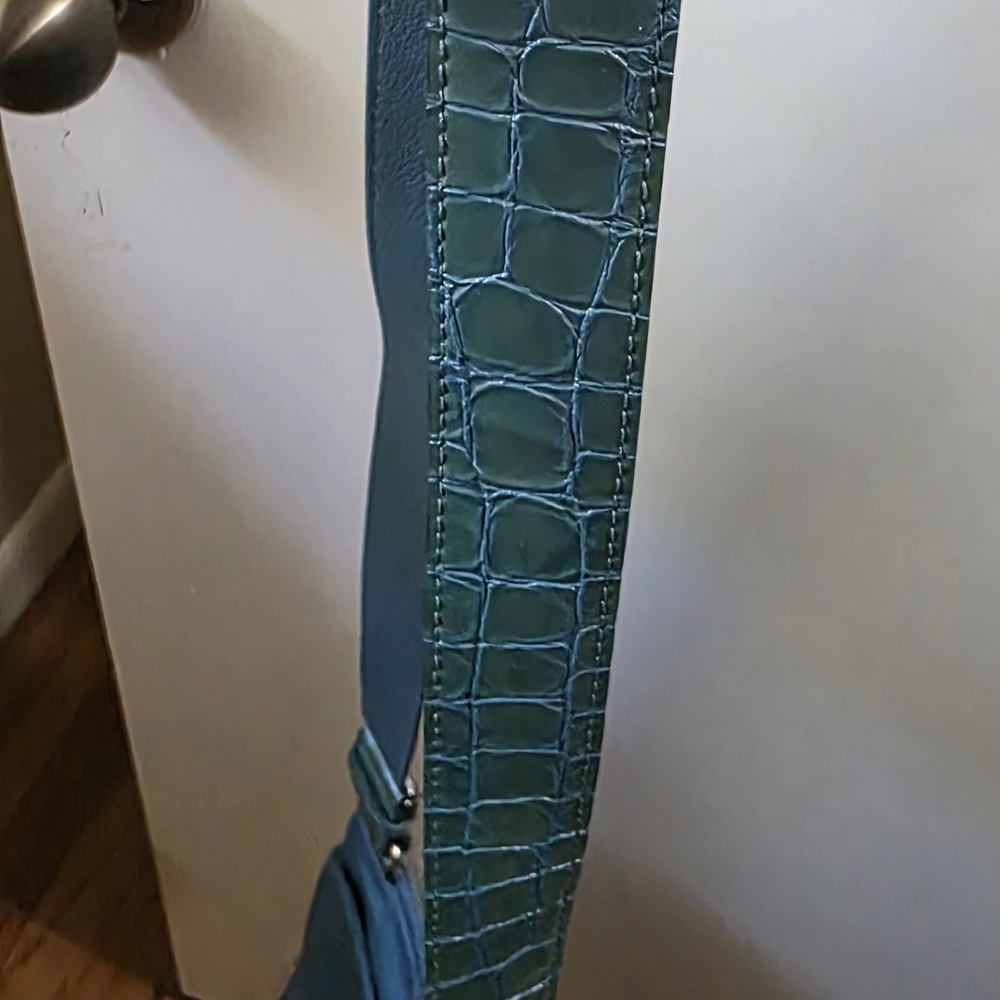 Brighton Teal and Blue Crossbody Bag - Picture 10 of 16